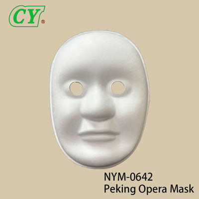 کاغذ سفید مچی دست نقاشی لبخند صورت Cosplays ماسک های DIY ماسک های ونیزی ماسک های مهمانی